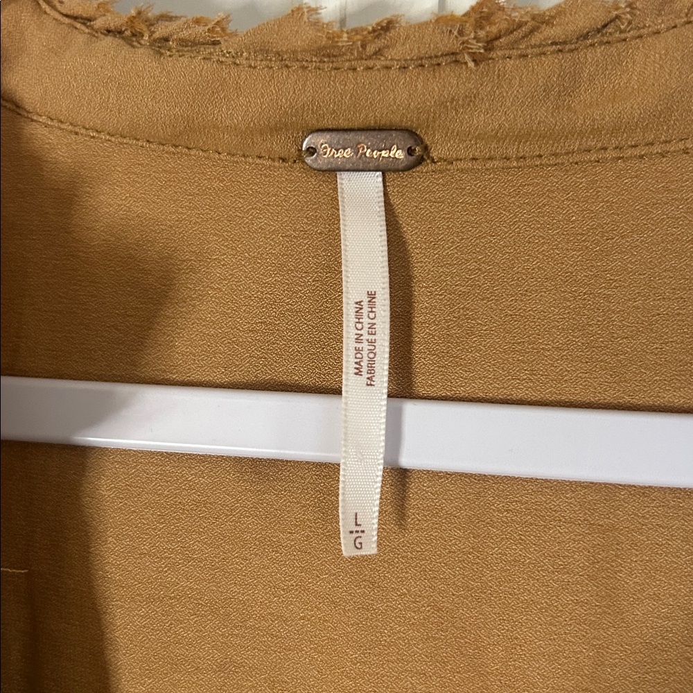 Free People Ruffle Button Down Top - image 2